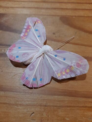 Figurine Papillon Rose