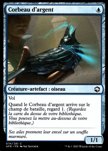 Corbeau D'argent - Mtg - Dungeons & Dragons - Aventures Dans Les Royaumes Oubliés - C - 74/281