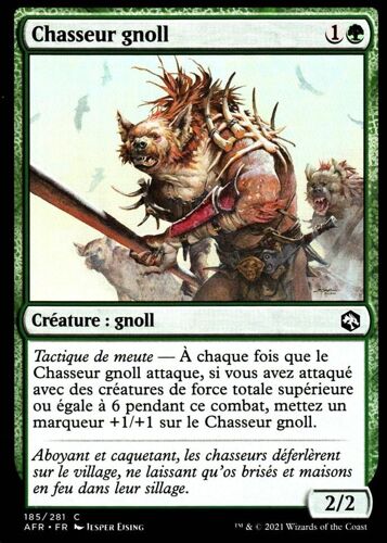 Chasseur Gnoll - Mtg - Dungeons & Dragons - Aventures Dans Les Royaumes Oubliés - C - 185/281
