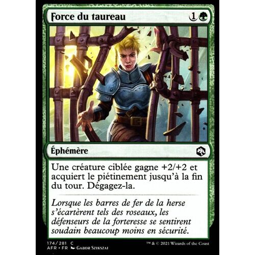 Force Du Taureau - Mtg - Dungeons & Dragons - Aventures Dans Les Royaumes Oubliés - C - 174/281