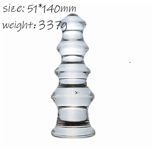 Godemichet Anal En Verre Cristal Pour Femme, Énorme Gode, Masseur De Prostate, Perles Anales, Point G, Monstre