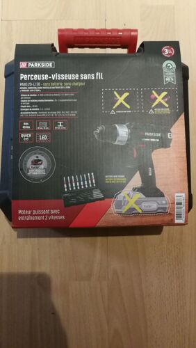 Parkside Perceuse-visseuse sans fil PABS 20- Li X20V