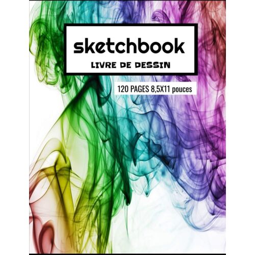 Sketchbook Livre De Dessin 120 Pages 8,5x11: Beau Grand Carnet De Sketch,Pour Adulte Et Enfant,Dessin Au Crayon À La Mine,À L'encre,Fusain, Parfait Comme Cadeaux.Couverture Lustré.