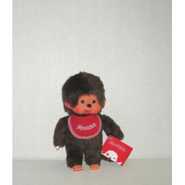 Kiki Bavoir Rouge Peluche Toute Douce Monchhichi 17cm