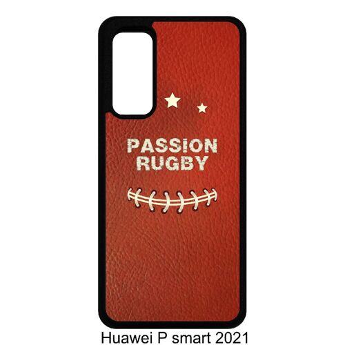 Coque Huawei P Smart 2021 - Passion Rugby - Noir