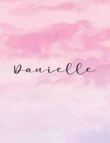 Danielle: Journal Notebook Gray For Writing And Drawing, Blank | Calligraphy Dot Grid Journals | 8.5 X 11 Inch - V.431