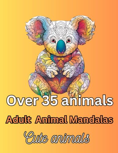 Adult Animal Mandala