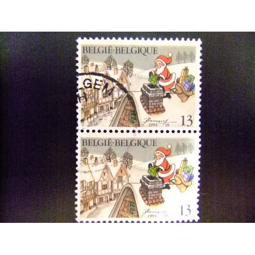Belgique - België - 1994 - Nöel Et Nouvel An (Pere Noel Distribuant Ses Cadeaux) - Yvert & Tellier Nº 2581 º Fu