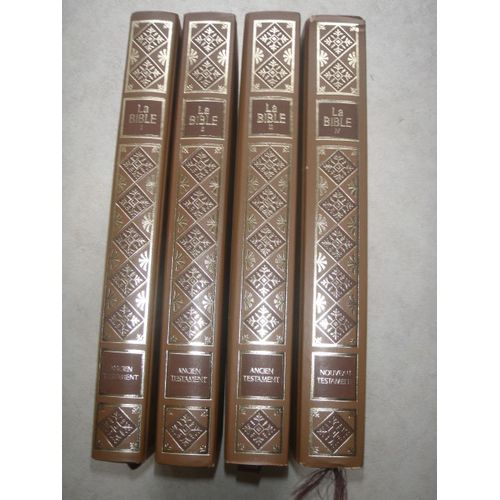La Bible En 4 Volumes Euro Éditions
