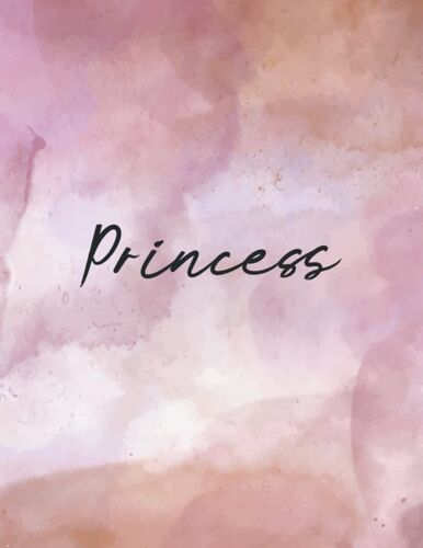 Princess: Dot Grid Notebook 8.5 X 11| For Graphing Pad, Design Book, Work Book, Planner, Dotted Notebook, Bullet Journal, Sketch Book, Math Book - V.767