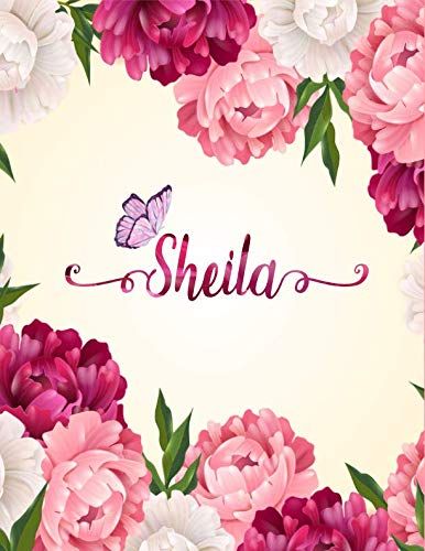 Sheila: Personalized Name Notebook/Journal Perfect Gift For Women & Girls 100 Pages A4