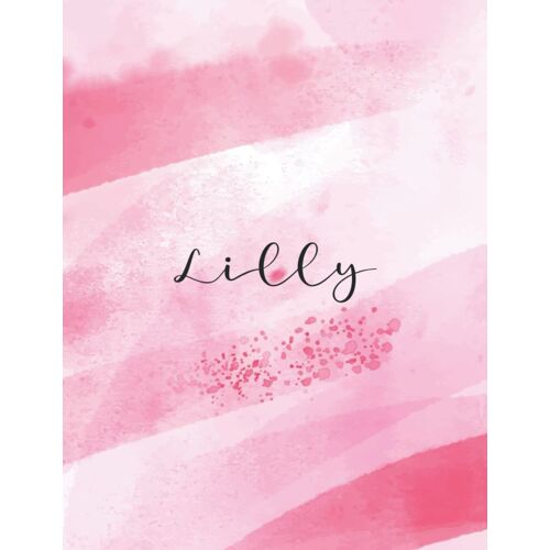 Lilly: Journal Notebook Gray For Writing And Drawing, Blank | Calligraphy Dot Grid Journals | 8.5 X 11 Inch - V.192