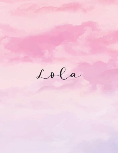 Lola: Journal Notebook Gray For Writing And Drawing, Blank | Calligraphy Dot Grid Journals | 8.5 X 11 Inch - V.248