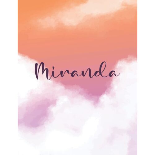 Miranda: Personal Name Dot Gird | The Notebook For Writing Journal Or Diary Women & Girls Gift For Birthday, For Student | 160 Pages Size 8.5x11inch - V.445