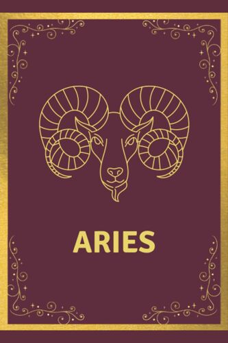 Aries: Zodiac Sign Notebook For Women