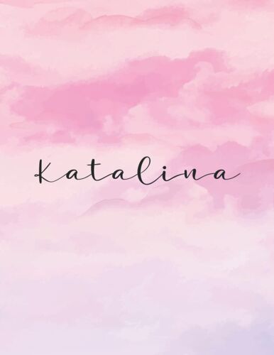 Katalina: Journal Notebook Gray For Writing And Drawing, Blank | Calligraphy Dot Grid Journals | 8.5 X 11 Inch - V.585
