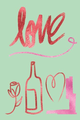 Notebook: Love Inspired Mint Notebook
