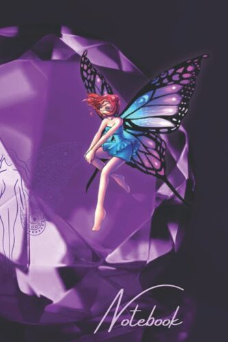 Notebook, Composition Blank Paperback Book! Office Supply Office Products!: Fairy! Fairy! Come Out And Play! Drop A Purple Diamond Or Two Along The Way! Journal, Diary For Ya, Teenagers, Adults - 6x9