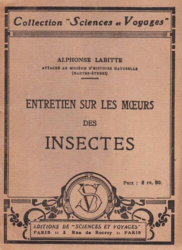Entretien Sur Les Moeurs Des Insectes