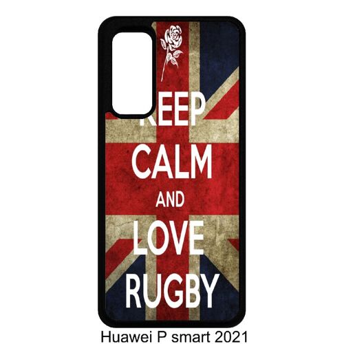 Coque huawei p smart 2021 - rugby england - noir