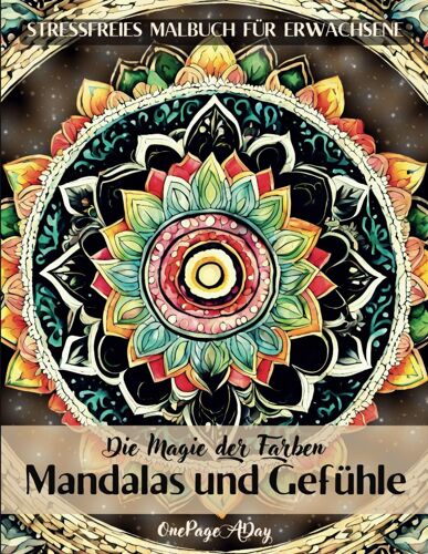 Mandalas Und Gefuehle: Die Magie Der Farben. Stressfreies Malbuch Fuer Erwachsene