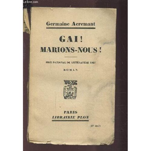 Gai ! Marions-Nous !.
