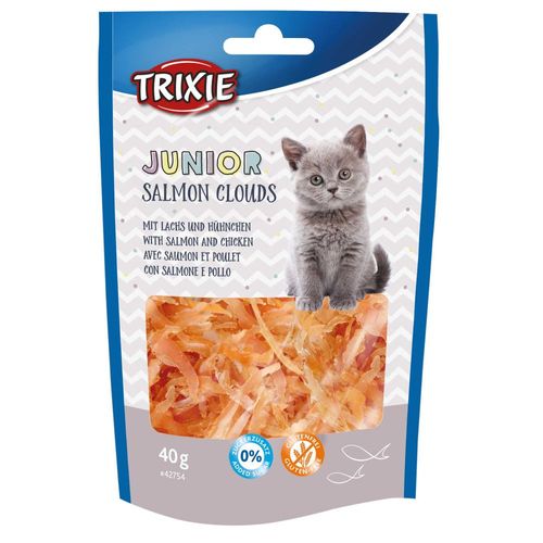 Trixie-Friandise Junior Salmon Clouds. Saumon Et Poulet. Pour Chat, Poids: 40 G-Tr-42754