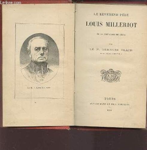 Le Reverend Pere Louis Milleriot De La Compagnie De Jesus.
