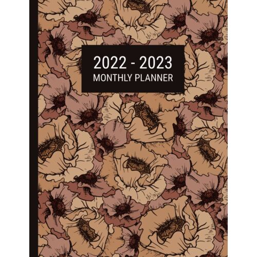 2022-2023 Monthly Planner: 2 Year Calendar Schedule Organizer , January 2022 To December 2023 , 24 Month Agenda / Vintage Floral Cover