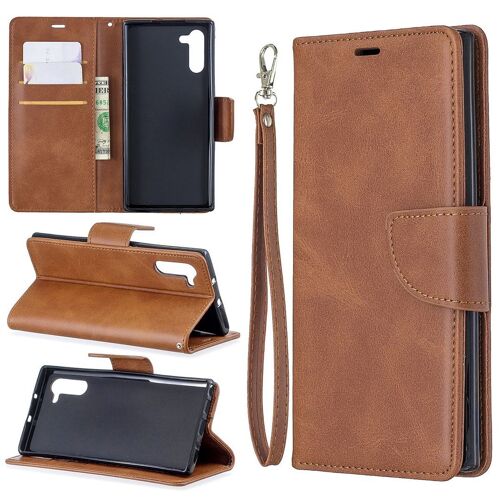 Saturcase Coque Pour Xiaomi Redmi 7a, Luxe Pu Cuir Magnétique Flip Portefeuille Support Porte-Carte Protecteur Housse Étui Avec Dragonne Pour Xiaomi Redmi 7a (Marron)