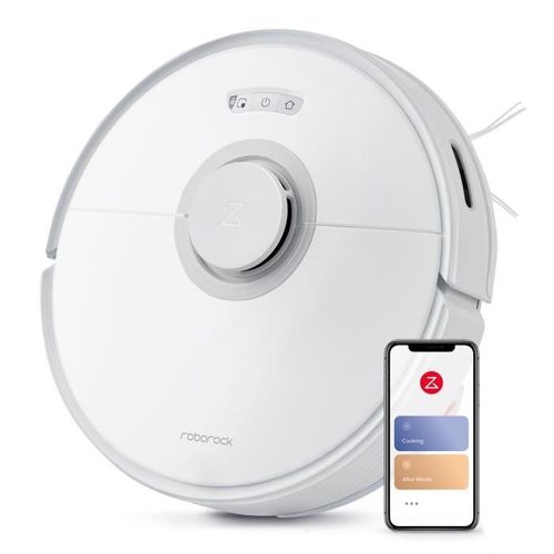 Roborock Q7 Max Blanc - Aspirateur robot laveur