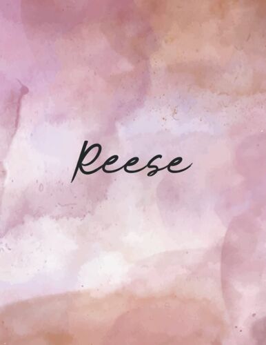 Reese: Dot Grid Notebook 8.5 X 11| For Graphing Pad, Design Book, Work Book, Planner, Dotted Notebook, Bullet Journal, Sketch Book, Math Book - V.157