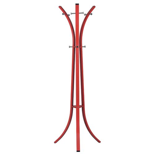 POTHIN - Portemanteau Chromé et Acier Rouge