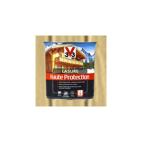 V33 Lasure Haute protection 8ans Naturel 5 L
