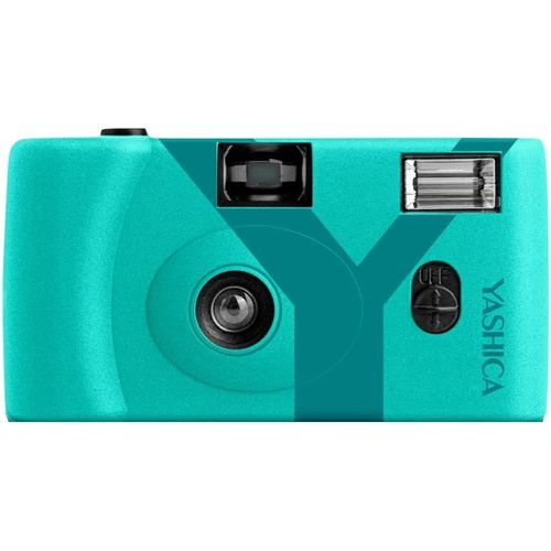Yashica MF1 Appareil Jetable Réutilisable Turquoise Avec Film