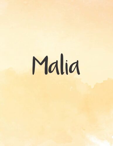 Malia: Dot Grid Notebook 8.5 X 11| For Graphing Pad, Design Book, Work Book, Planner, Dotted Notebook, Bullet Journal, Sketch Book, Math Book - V.262