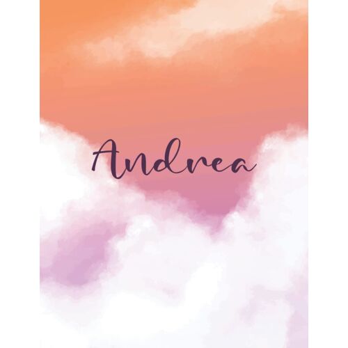 Andrea: Personal Name Dot Gird | The Notebook For Writing Journal Or Diary Women & Girls Gift For Birthday, For Student | 160 Pages Size 8.5x11inch - V.142