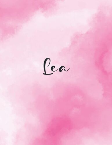 Lea: Journal Notebook Gray For Writing And Drawing, Blank | Calligraphy Dot Grid Journals | 8.5 X 11 Inch - V.724