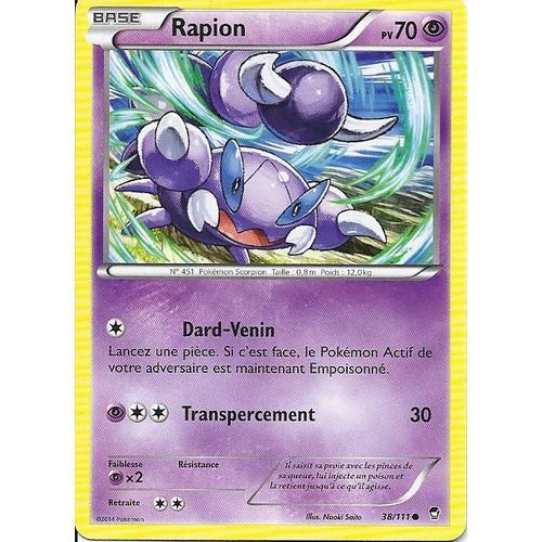 Rapion 38/111 - Xy Poings Furieux