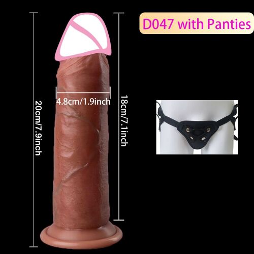 Godemiché Réaliste Éducatif Pour Femme, Gode Coulissant Pour La Peau, Prépuce, Testicules, Anal, Éthiculation Vaginale, Strapon, Gros Pénis, Jouets Sexuels