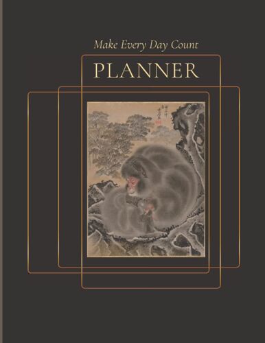 Make Every Day Count Planner: Japan Traditional Art - Motivational Planner A4 Week To Page: Undated, No Date, Any Year, Planner, Diary, Weekly Organiser Notebook & Journal, 78 Inspirational Quotes.