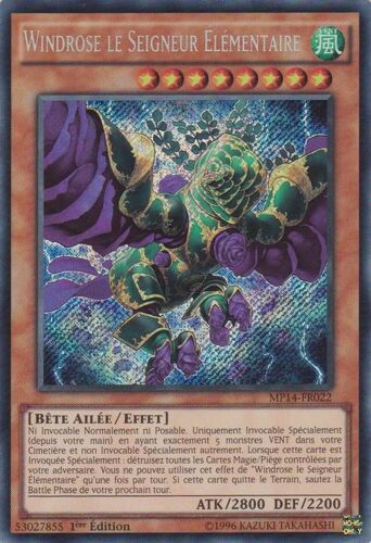 Windrose Le Seigneur Élémentaire - Mp14 Fr022 - Yu Gi Oh!