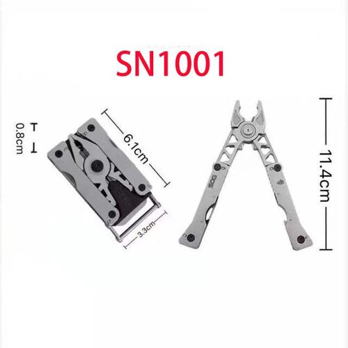 SN1001 - SOG Couteau Pliant Multi outils, Pince DulNylon Ceinture de Survie en Plein Air, Autodéfense, Randonnée, Équipement de Camping EDC