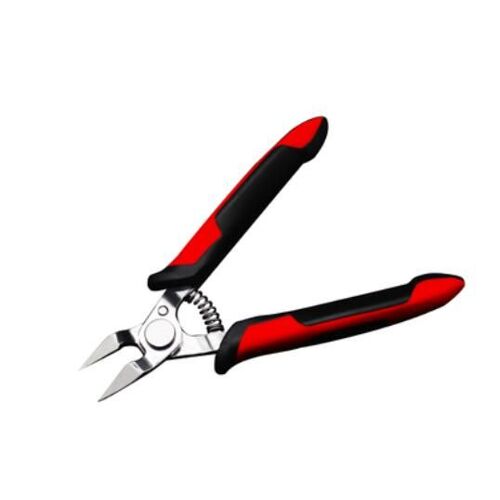 ROUGE - pince coupante ronde de 5 pouces, excellente pince coupante, force arrière, conception de ressort, micro ciseaux, diagonale, TS 140
