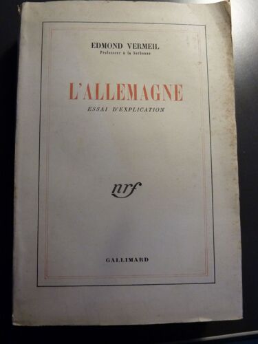 L'allemagne Essai D'explication 