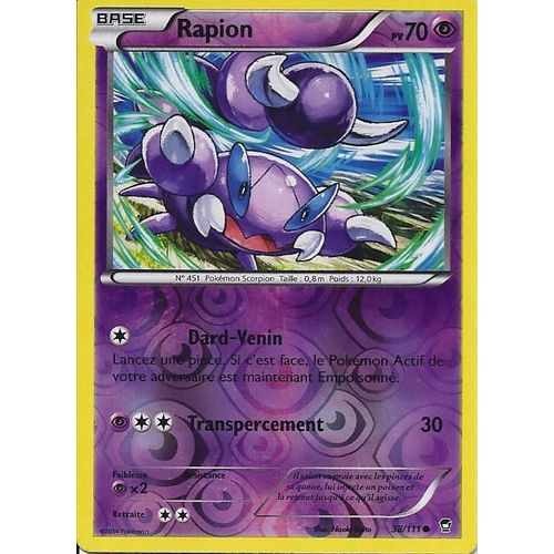 Rapion Réverse 38/111 - Xy Poings Furieux