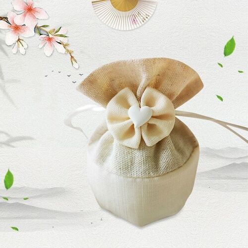 10 Unids/Lote Cordón Bolsas Dulces Sacos Bolsas Bolsa De Regalo De Joyería De Boda Favores Cumpleaños Paquete De Chocolate