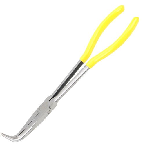 Pinces à 90 degrés - Pince à nez Extra Long, équipement mécanique, pointe droite et coudée, outils manuels, 1 pièce