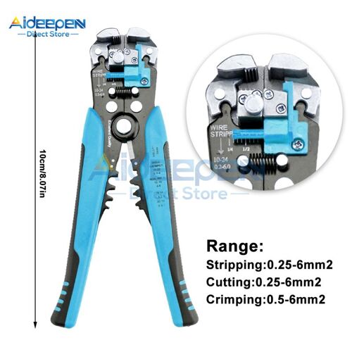 Ye-1b - Pince À Dénuder Les Fils, Multi-outils, Coupe-dénudage Automatique, Sertissage De Câbles, Outils De Réparation Pour Électricien Multicolores