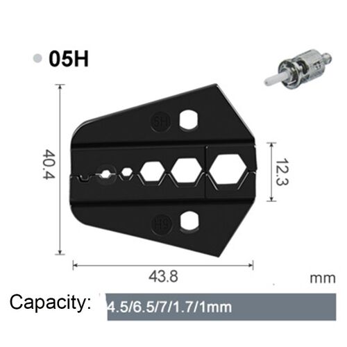 05h - Mâchoires De Pince À Sertir, Pour Pince De 230mm, Tube De Prise, Cosse De Câble Coaxial Non Isolé, Terminal Mc4
